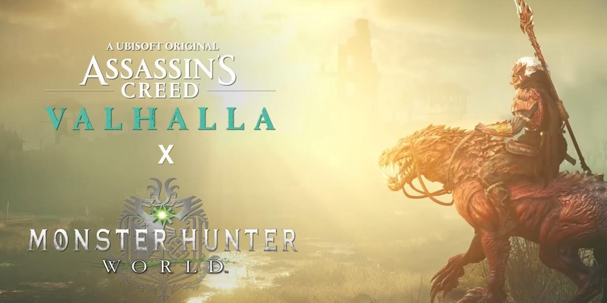 Assassin s Creed Valhalla anuncia crossover com Monster Hunter World