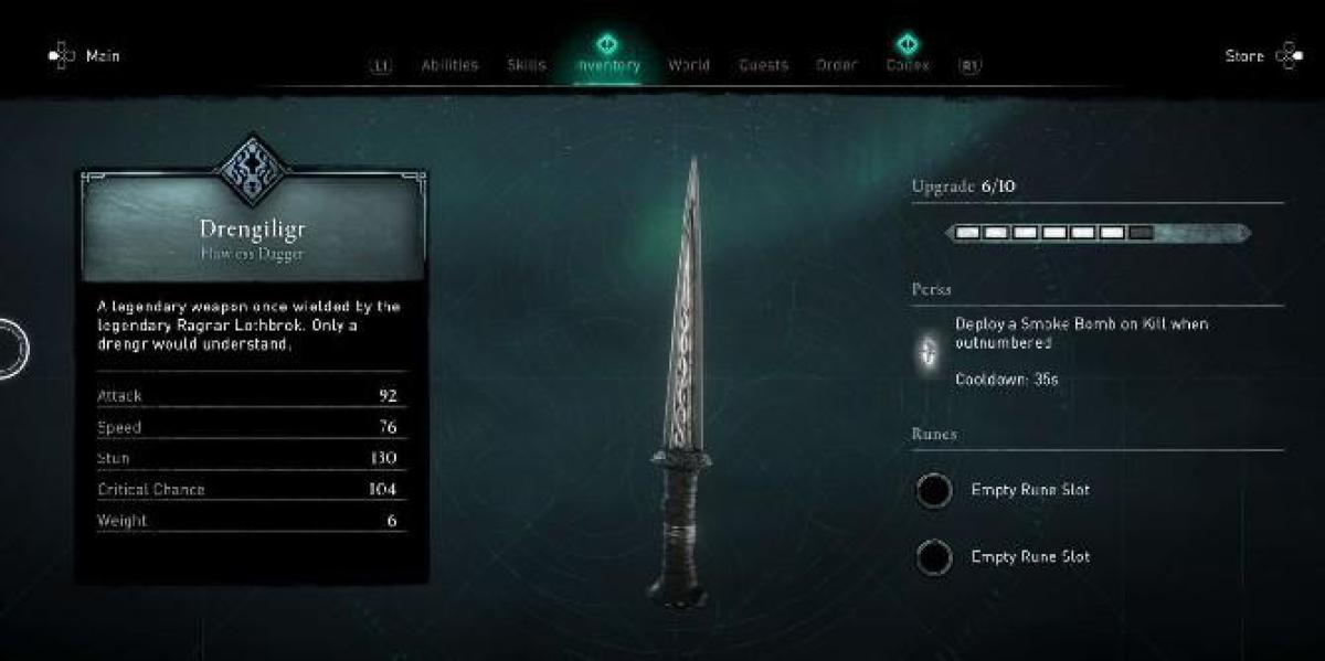 Assassin s Creed Valhalla: Como obter Drengiligr Dagger (The Lost Drengir of Ragnar Lothbrok)