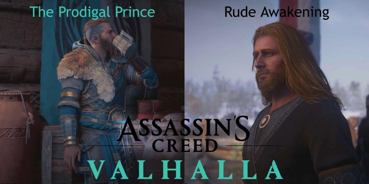 Assassin’s Creed Valhalla: O Príncipe Pródigo e Rude Awakening Passo a passo