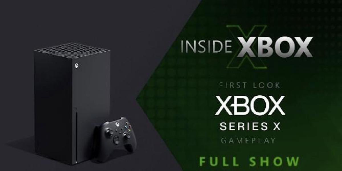 Assista ao evento Inside Xbox para revelações de jogabilidade do Xbox Series X
