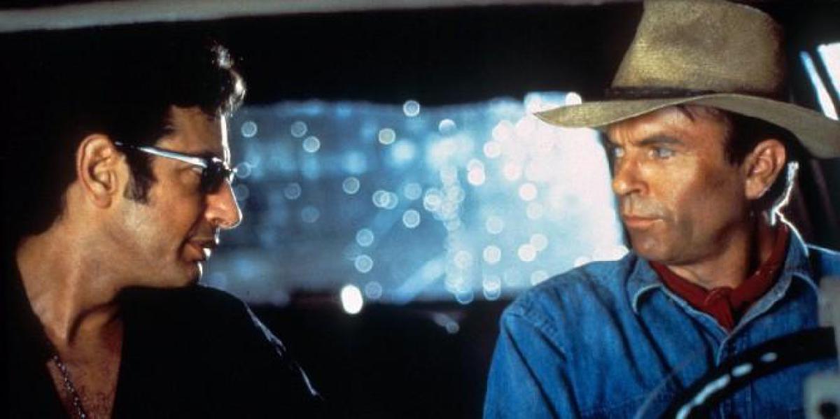 Assista Sam Neill e Jeff Goldblum comemorando sua reunião Jurassic Park