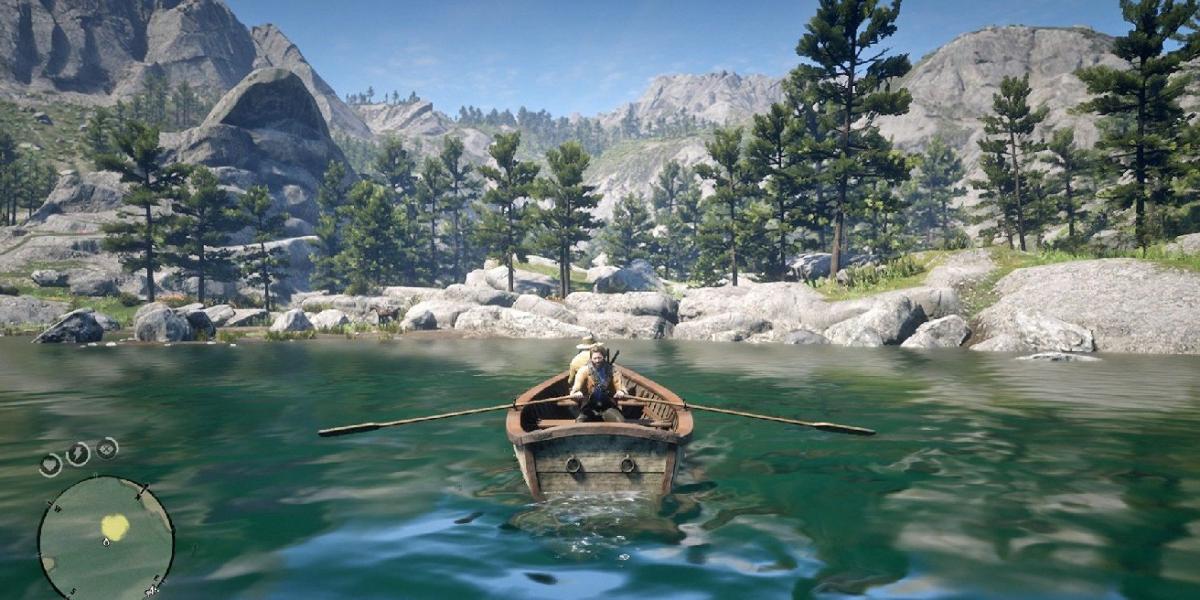 Assustador Red Dead Redemption 2 Clip mostra urso perseguindo nadando até o barco de Arthur