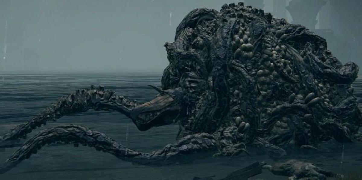 Aterrorizante Elden Ring Clip mostra jogador sendo emboscado por um polvo gigante terrestre