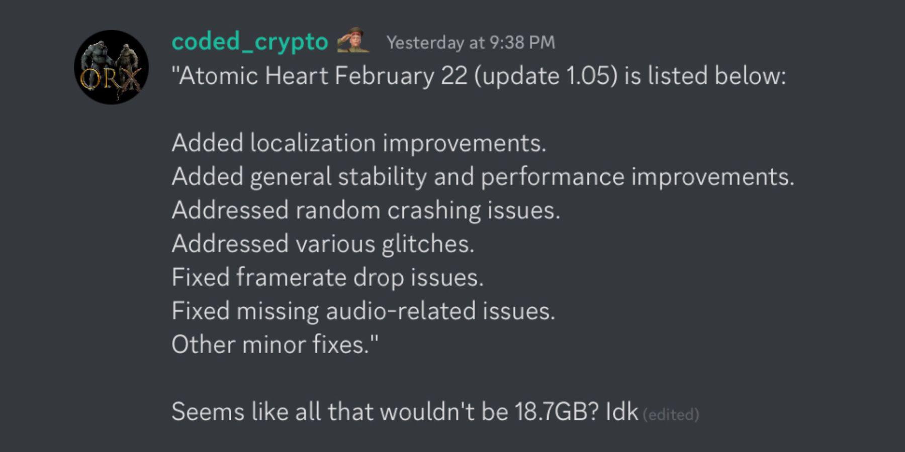 Atomic Heart recebe dois patches de correção de bugs
