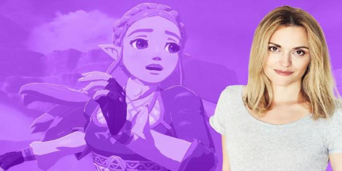Atriz de voz da princesa Zelda compartilha sentimentos sobre as críticas dos fãs