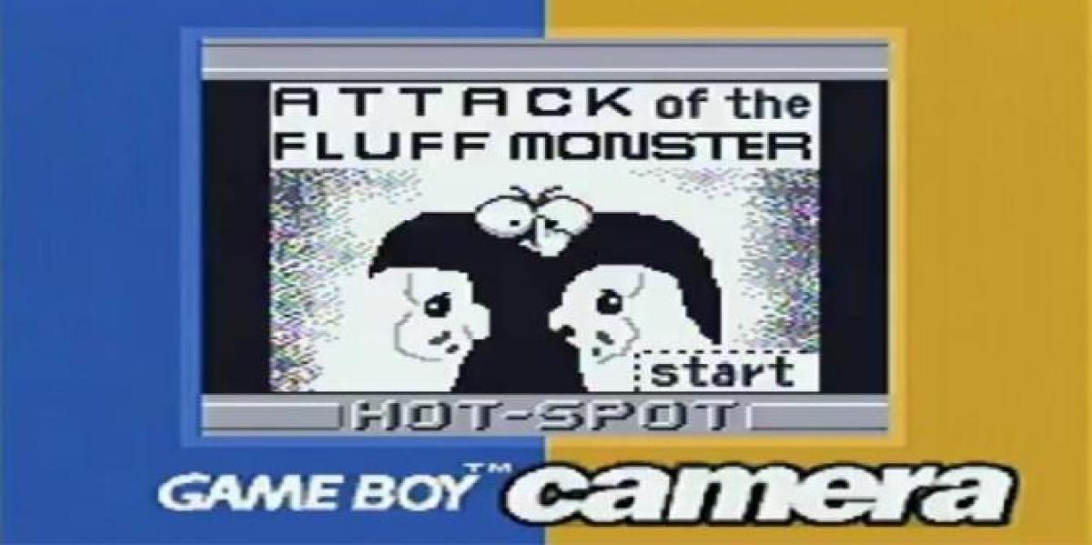 Attack of the Fluff Monster é um jogo totalmente jogável no Game Boy Camera