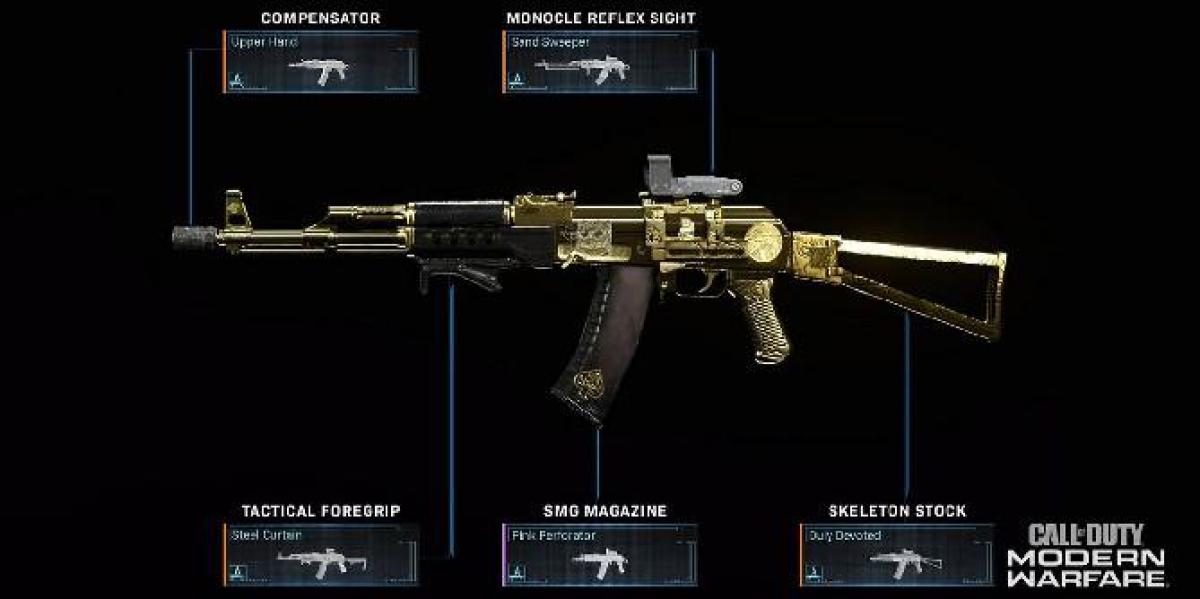 Atualização de Call of Duty: Modern Warfare adiciona camuflagem de arma obsidiana