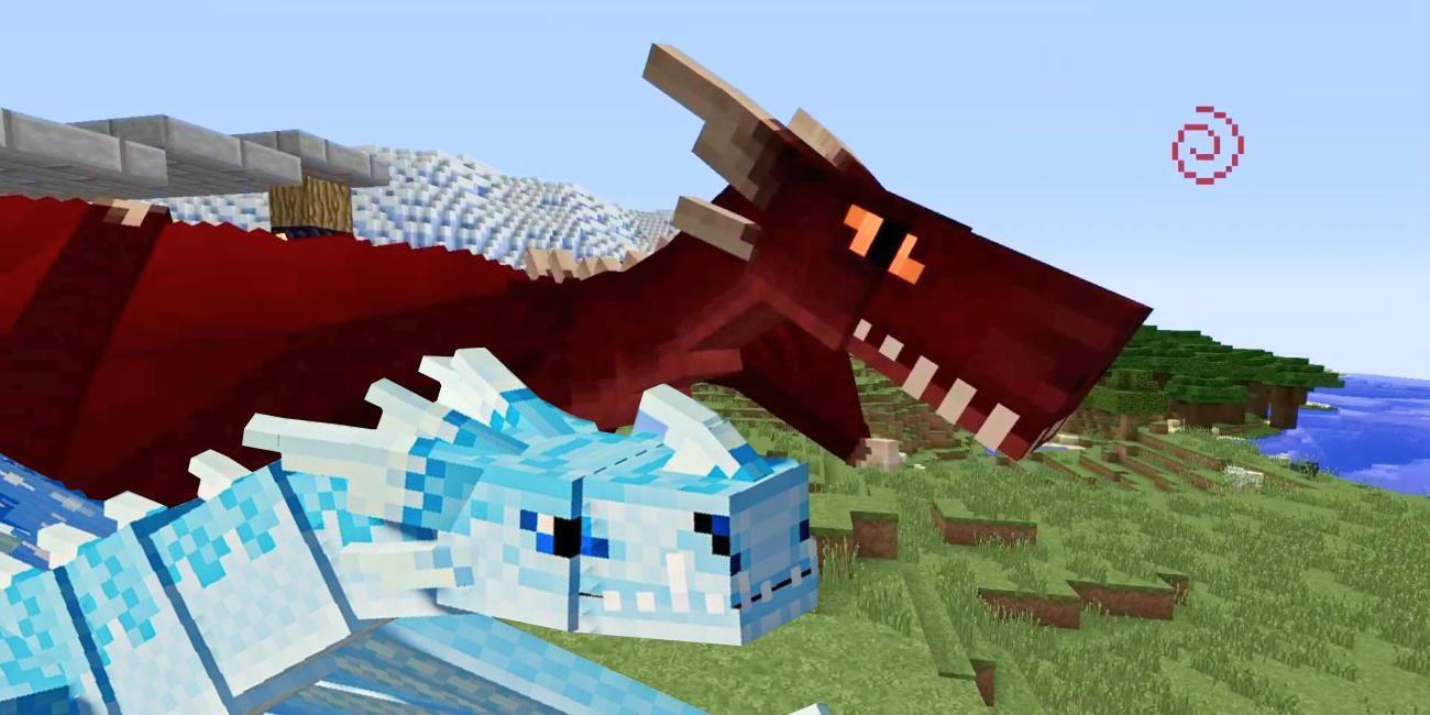 Atualização de combate futuro do Minecraft é uma oportunidade para adicionar o dragão vermelho