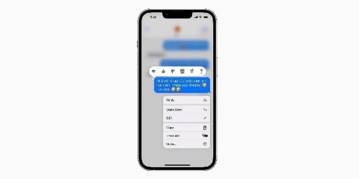 Atualização do iPhone da Apple permitirá que os usuários editem e cancelem o envio de mensagens de texto