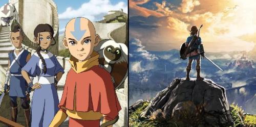 Avatar vazado: o último jogo de dobra de ar comparado a Breath of the Wild e Marvel s What If