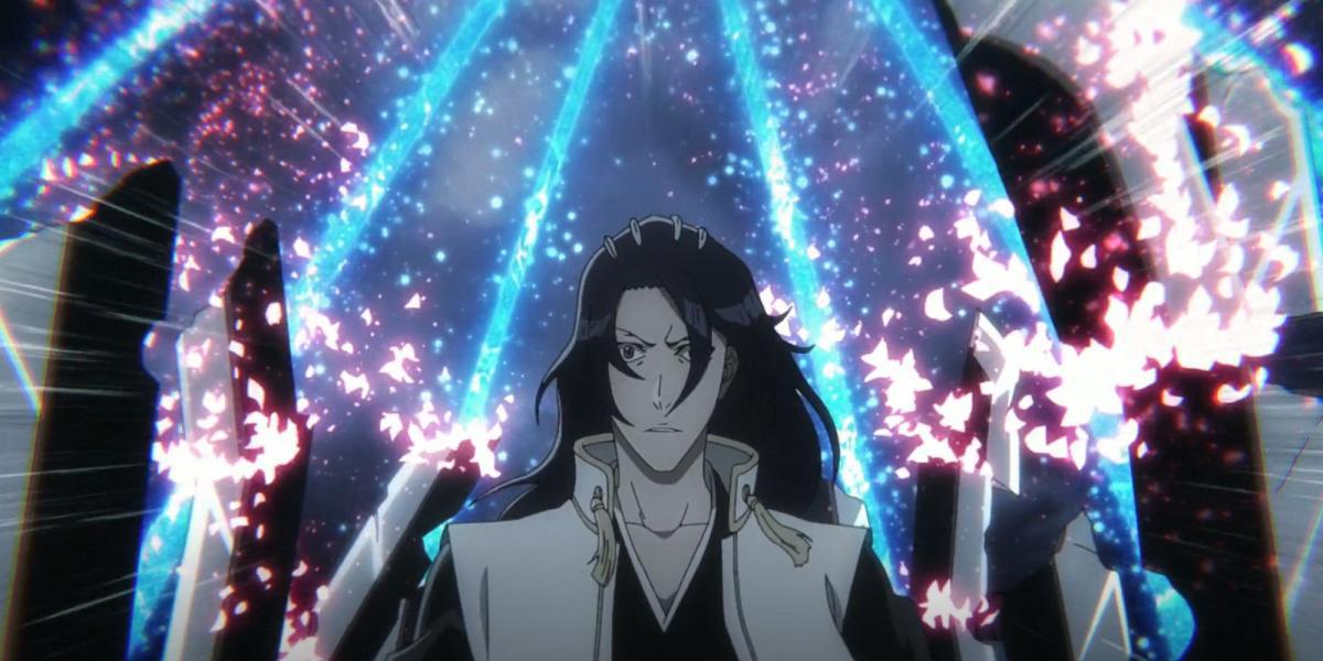 Bleach Cada Bankai Roubado no Anime da Guerra de Sangue de Mil Anos Byakuya Kuchiki e As Nodt