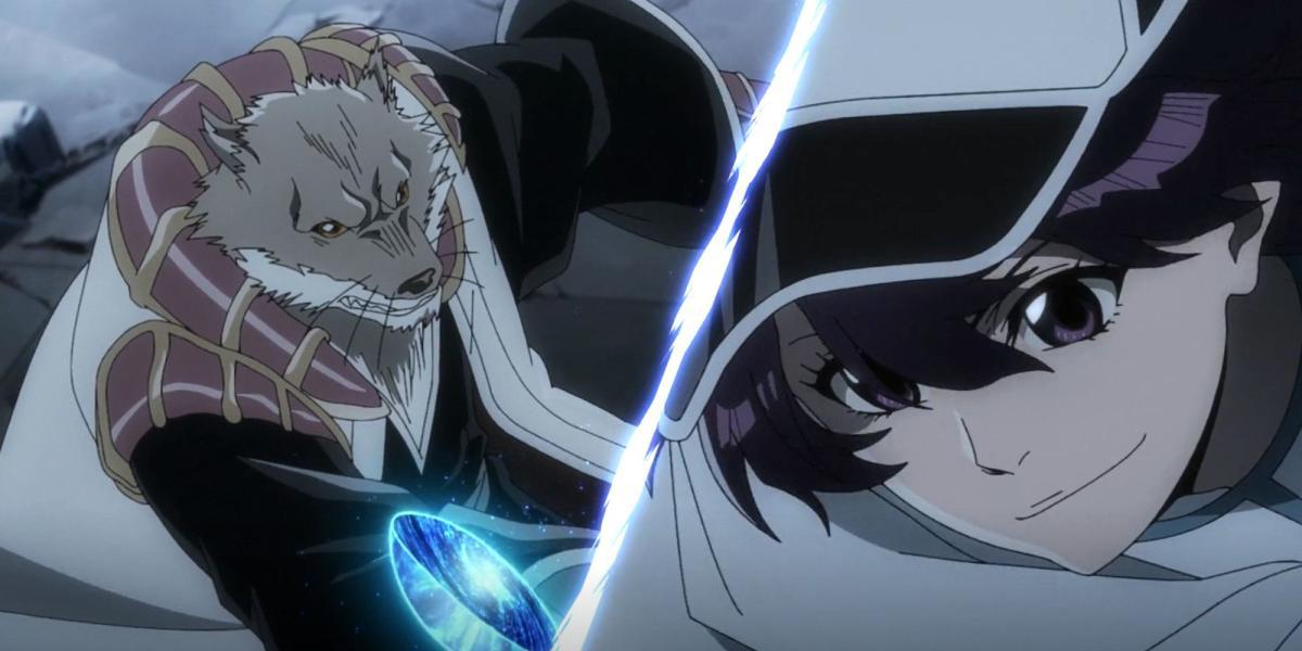 Bleach Cada Bankai Roubado na Guerra de Sangue de Mil Anos Anime Sajin Komamura e Bambietta Basterbine