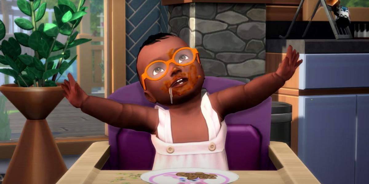 Bebê do The Sims 4 tem crise de meia-idade em nova atualização