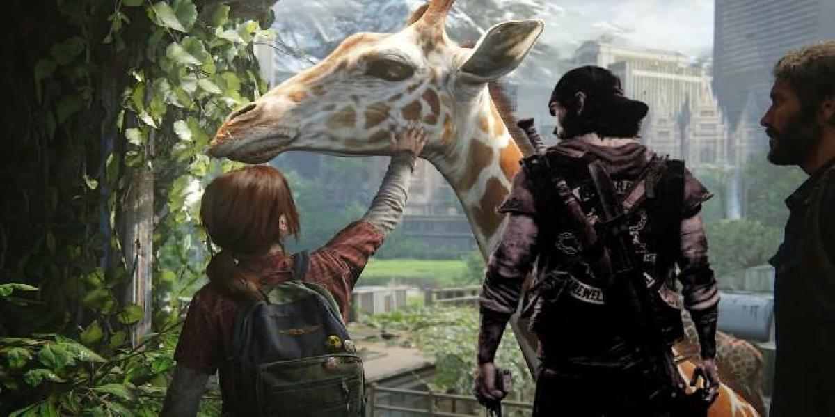 Bend Studio compartilha arte que adiciona Days Gone s Deacon à cena da girafa de The Last of Us