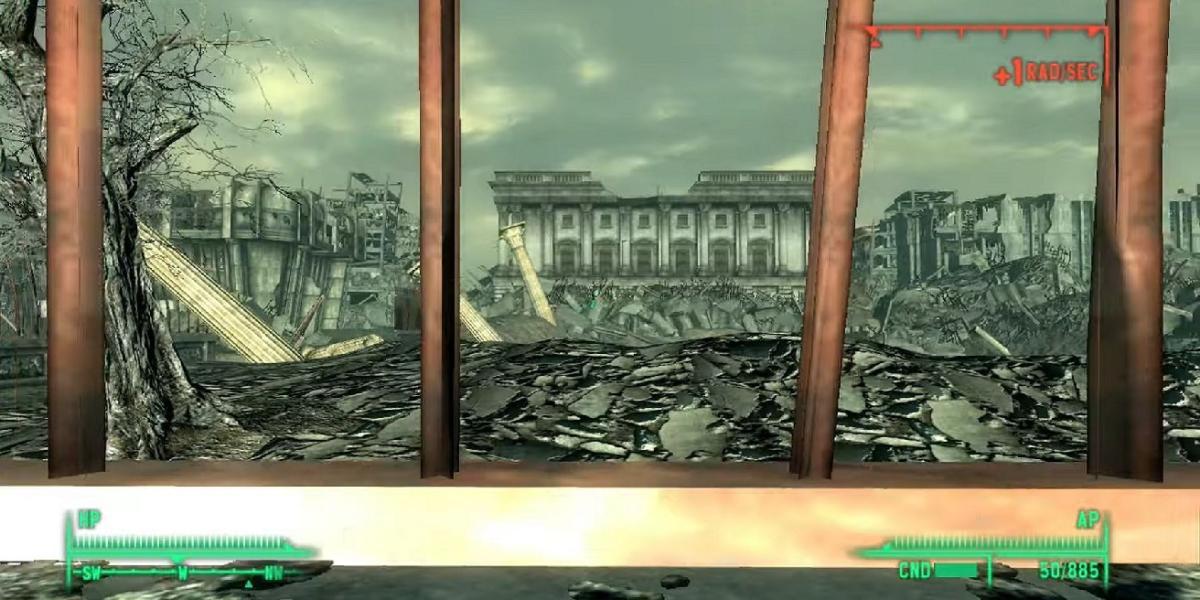 Bethesda ficou sem tempo desenvolvendo Fallout 3, então apenas destruiu a Casa Branca