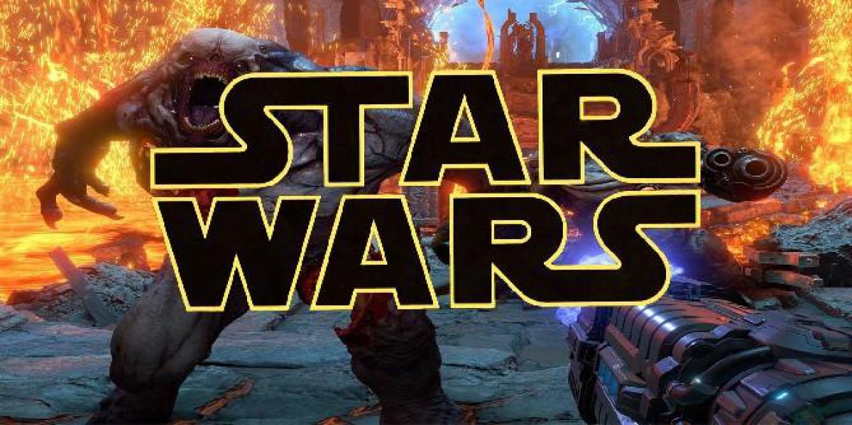 Bethesda revela arte do crossover de Doom e Star Wars