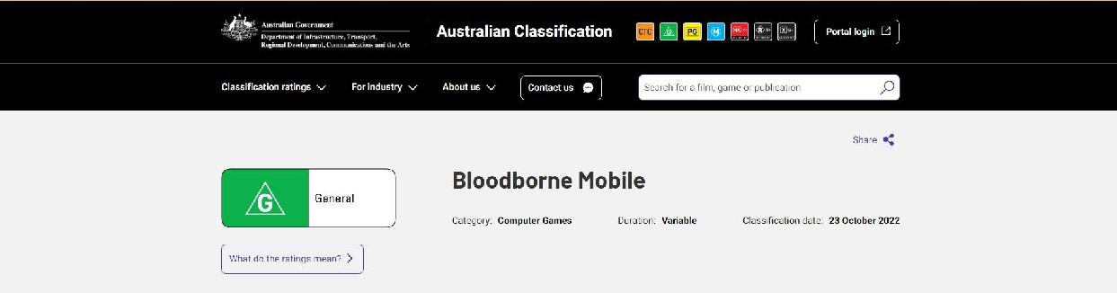 Bloodborne Mobile é classificado, mas é claramente falso