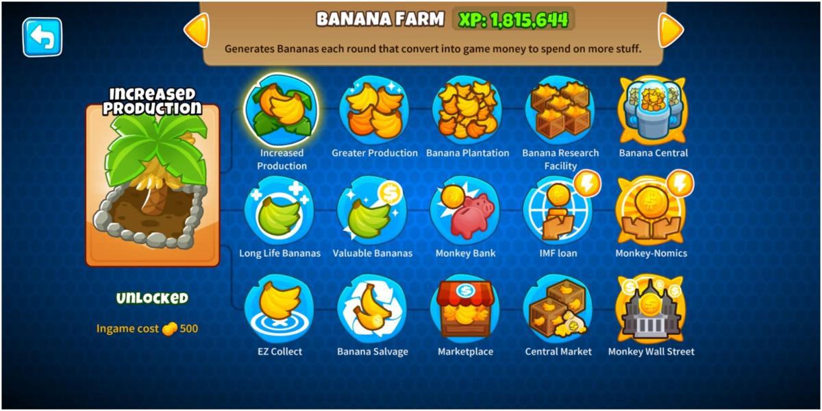 Bloons TD 6: Melhor caminho de fazenda de banana