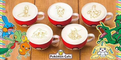 Cafés Pokemon japoneses apresentam 141 Pokemon Hoenn Lattes