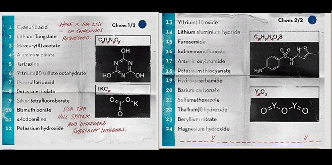 Call of Duty 2020 Puzzle: O que é o código azul? QUÍMICA