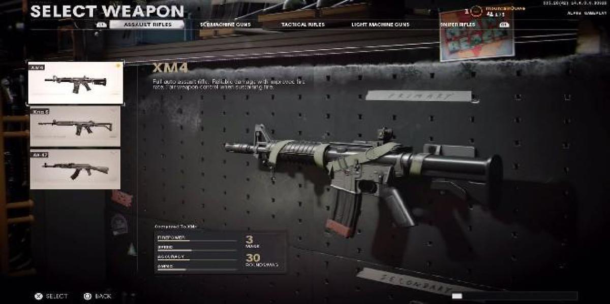 Call of Duty: Black Ops Cold War Attachments para XM4 e AK-74u Vazamento