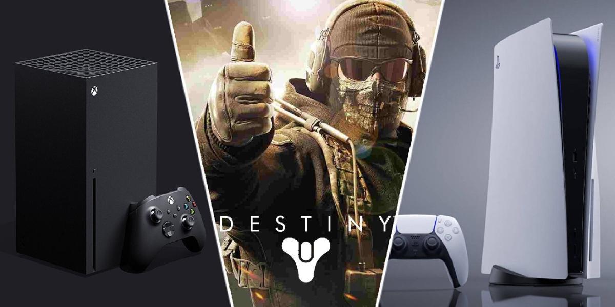 Call of Duty deixando as plataformas PlayStation pode ser uma má notícia para os fãs de Destiny no Xbox
