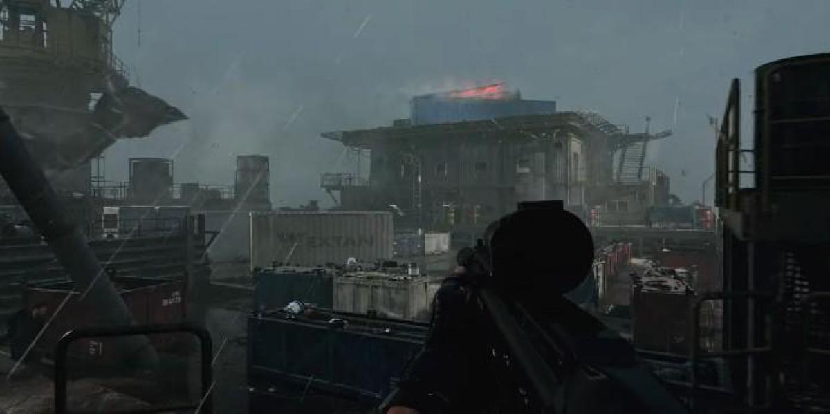 Call of Duty: Modern Warfare 2 mostra missão de campanha intensa na plataforma de petróleo