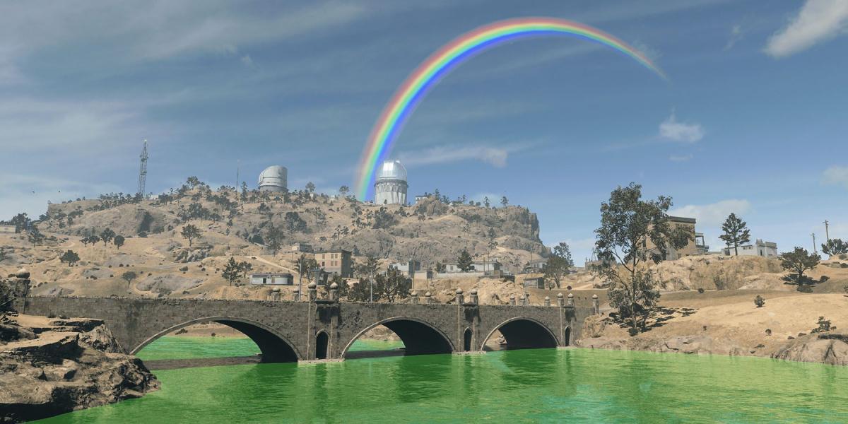 Uma captura de tela do novo mapa diurno de Call of Duty Season 2 Reloaded St Patrick.