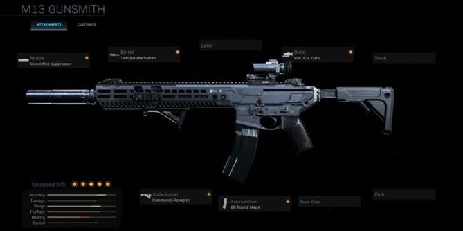 Call of Duty: Warzone M13 Beaming Loadout