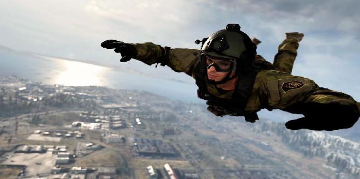 Call of Duty: Warzone Season 5 pode finalmente corrigir falha de paraquedas