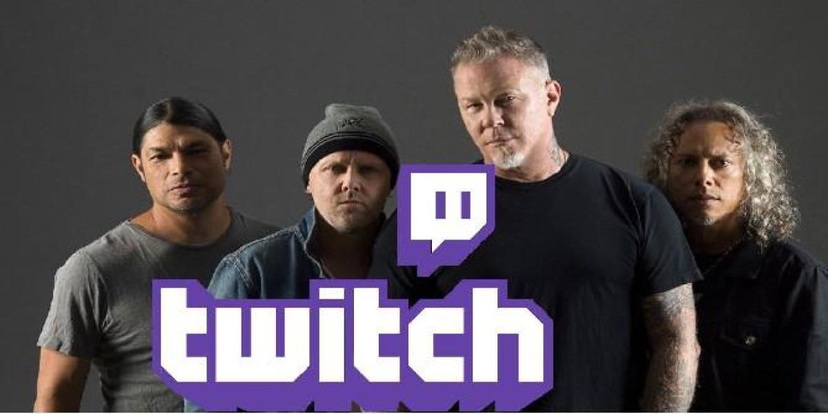 Canal oficial do Twitch Gaming cobre Metallica com música folclórica de 8 bits