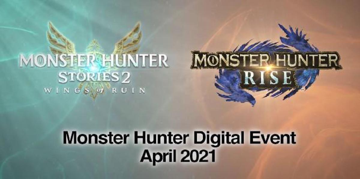 Capcom anuncia evento digital Monster Hunter para a próxima semana