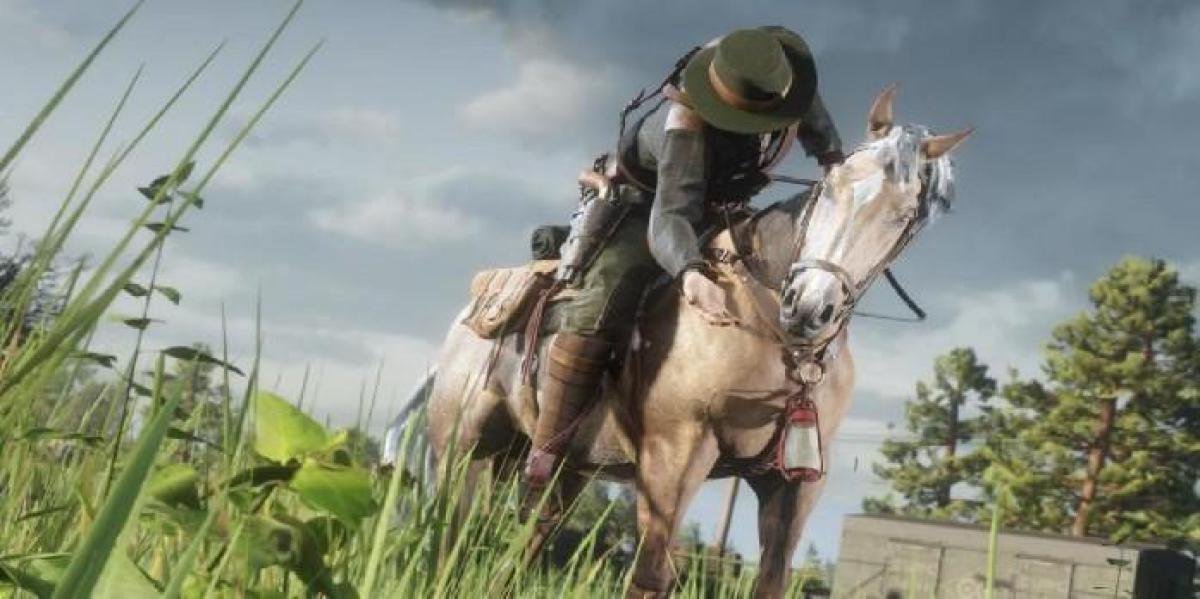 Captura de tela comovente de Red Dead Online mostra Lawman de luto por Dead Horse