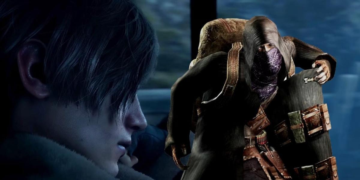 Captura de tela do remake de Resident Evil 4 mostra nova interface do comerciante