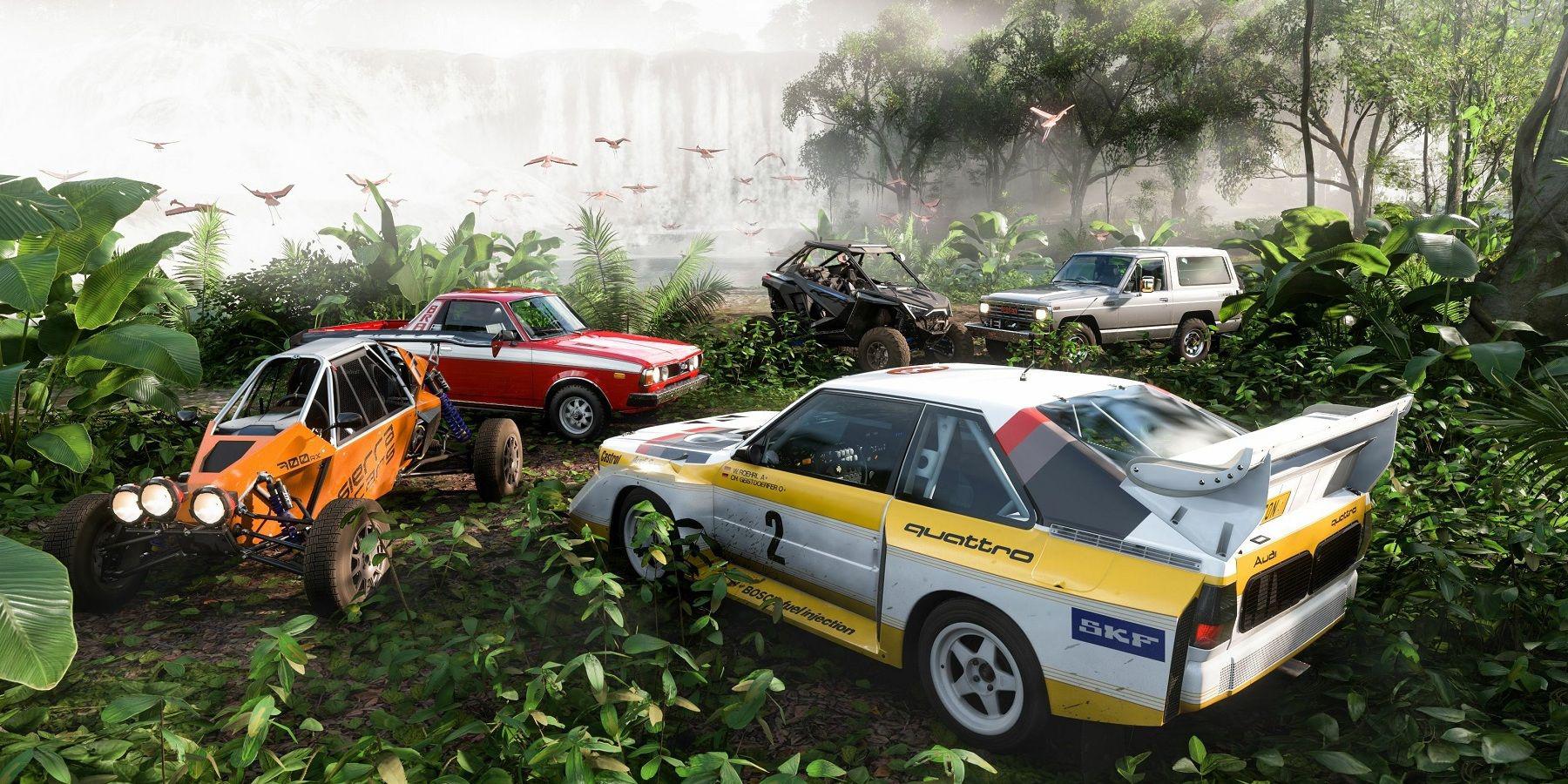 Carros de rally gratuitos chegando ao Forza Horizon 5 antes do novo DLC