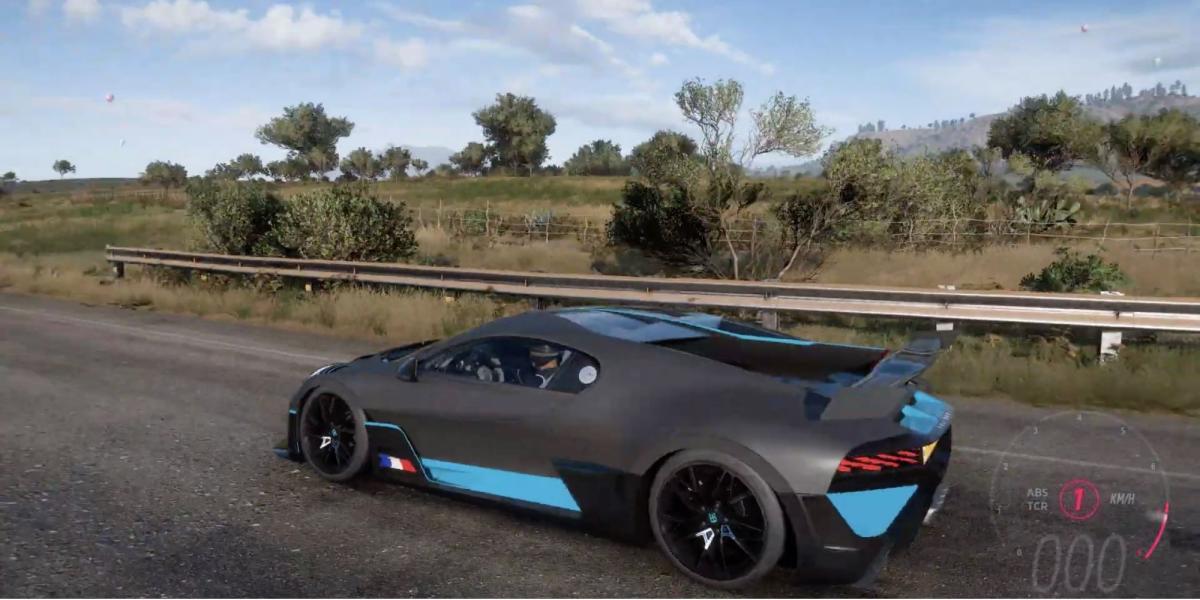 Forza Horizon 5 - Bugatti Divo - Jogador pronto para rolar nas ruas
