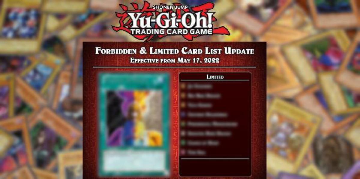 Cartão clássico de Yu-Gi-Oh não banido após 17 anos