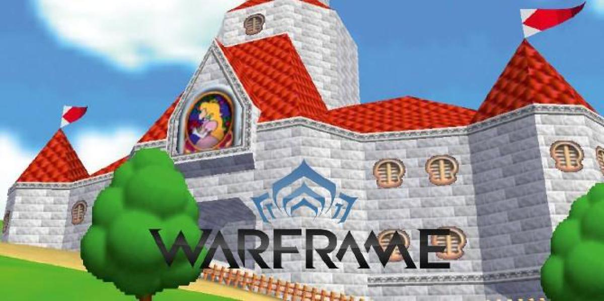 Castelo de Peach de Super Mario 64 recriado em Warframe