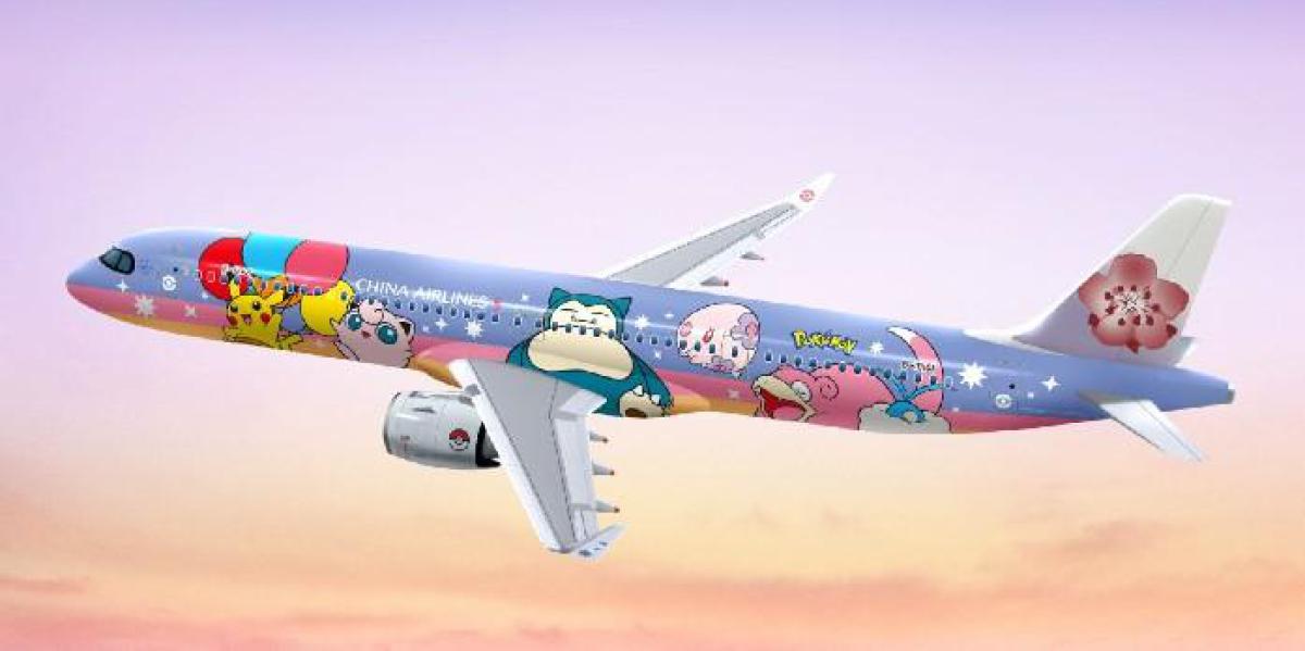 China Airlines lança novo jato Pikachu