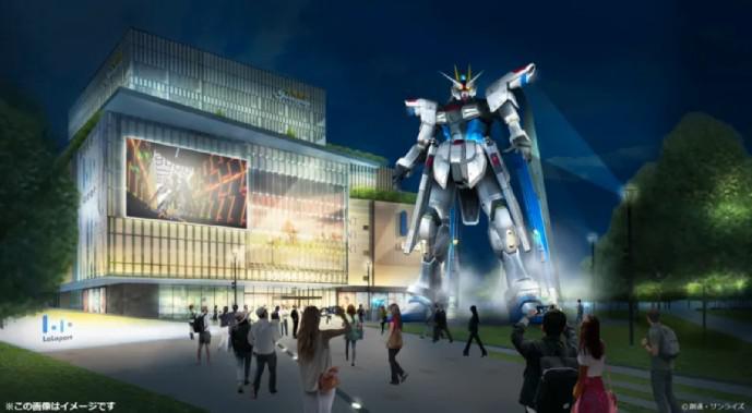 China está construindo um Gundam gigante