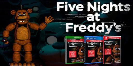 Clássico Five Nights at Freddy s Games recebendo lançamentos físicos