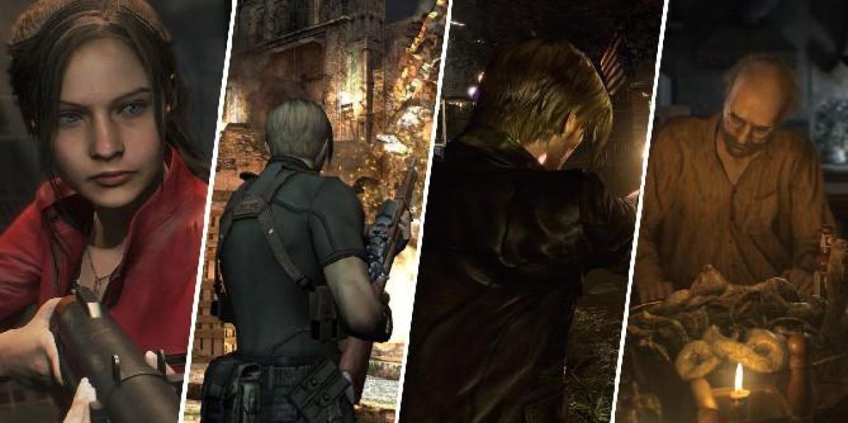 Classificando todos os jogos numerados de Resident Evil
