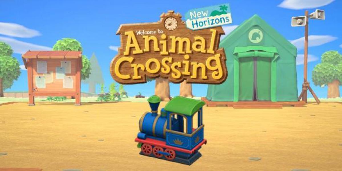 Clever Animal Crossing: New Horizons Player faz um trem para sua ilha
