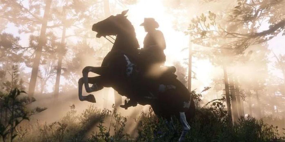 Clipe engraçado de Red Dead Redemption 2 mostra jogador realizando impressionante truque de cavalo