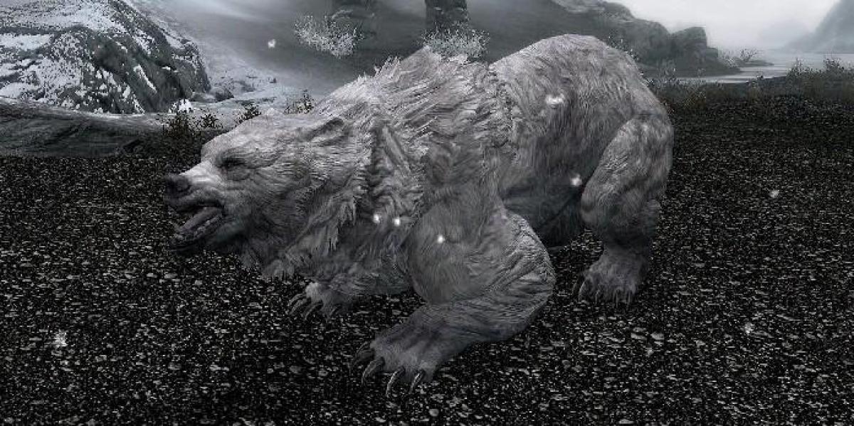 Clipe engraçado de Skyrim mostra o urso da neve voando após o ataque