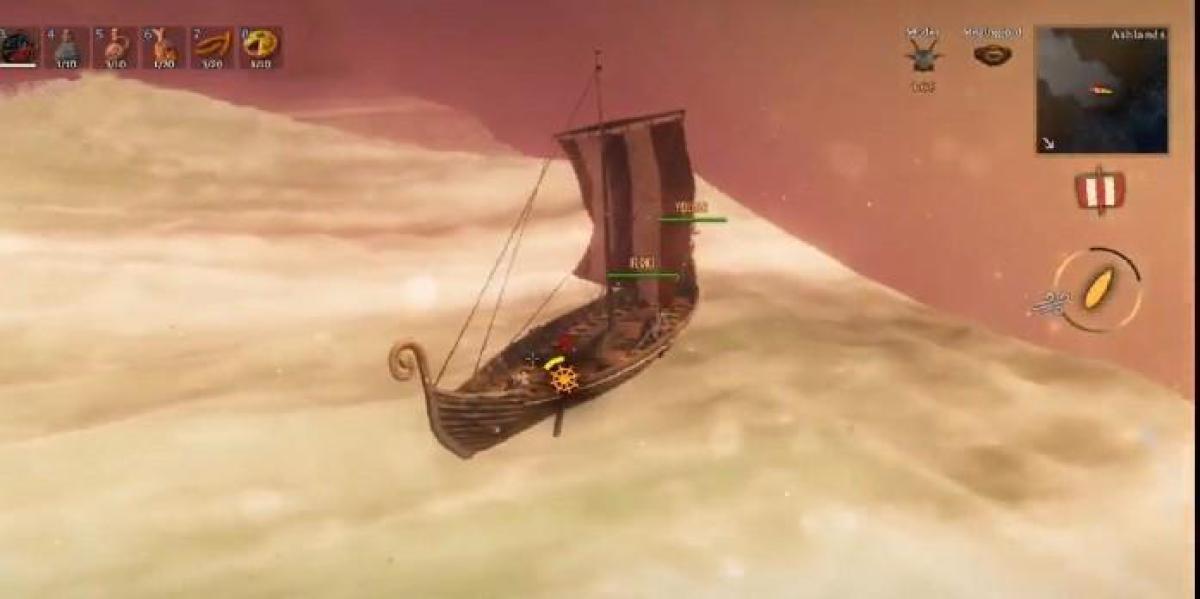 Clipe hilário de Valheim mostra jogadores navegando pelo mundo enquanto tentam se afastar