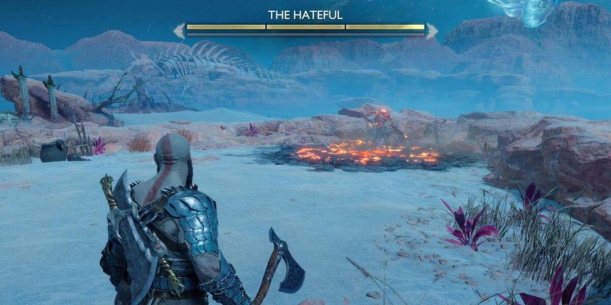 Clipe satisfatório de God of War Ragnarok mostra Kratos intimidando o odioso