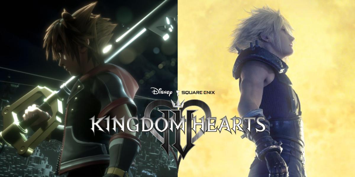 Cloud e Sephiroth de Final Fantasy 7 terão grande impacto em Kingdom Hearts 4