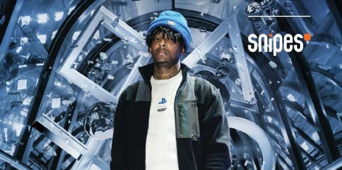 Coleção de roupas do PlayStation modelada por 21 Savage