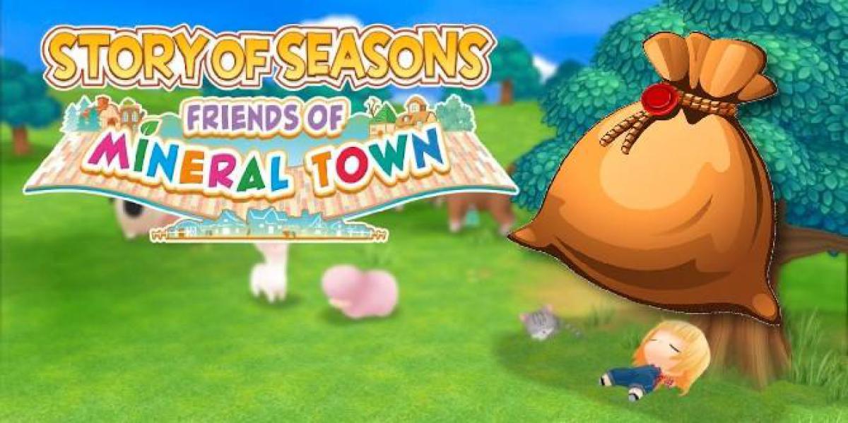 Como atualizar a bolsa em Story of Seasons: Friends of Mineral Town